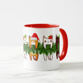 Tasse de Noël de Meowy (Devant droit)