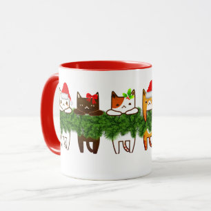 Tasse de Noël de Meowy