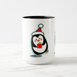 Tasse de Noël de pingouin - pingouins