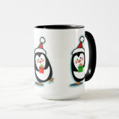 Tasse de Noël de pingouin - pingouins (Devant droit)