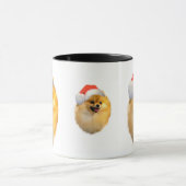 Tasse de Noël de Pomeranian (Centre)