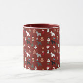 Tasse de Noël de Schnauzer (Centre)