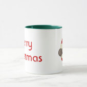 Tasse de Noël de singe de chaussette de Père Noël (Centre)