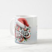 Tasse de Noël design Festif Design (Devant gauche)