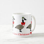 Tasse de Noël d'oies canadiennes (Devant droit)