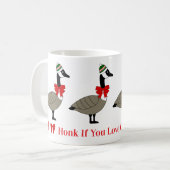 Tasse de Noël d'oies canadiennes (Devant gauche)