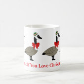 Tasse de Noël d'oies canadiennes (Centre)