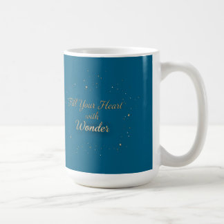 Tasse de Noël Élégante 'Remplis ton cœur de mervei