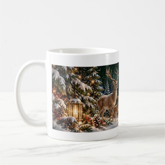 Tasse de Noël forestière (Gauche)