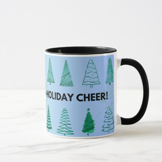Tasse de Noël Joie Paix Vacances (Droite)