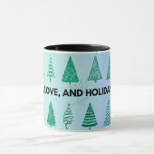 Tasse de Noël Joie Paix Vacances (Centre)