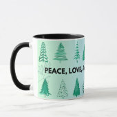 Tasse de Noël Joie Paix Vacances (Gauche)