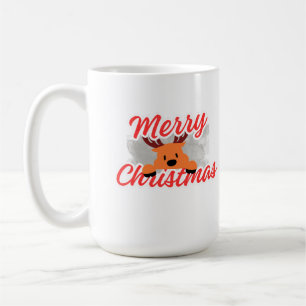 Tasse de Noël Joyeux Noël Renne Fouillant les Fête