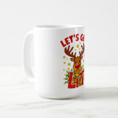 Tasse de Noël Let's Get Lit (Devant gauche)