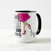 Tasse de Noël Liste des Vilains (Devant droit)