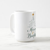 Tasse de Noël Merry & Bright (Devant gauche)