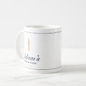 Tasse de Noël minimaliste élégante personnalisée (Devant gauche)