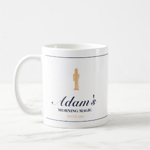 Tasse de Noël minimaliste élégante personnalisée