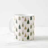 Tasse de Noël minimaliste moderne (Devant gauche)