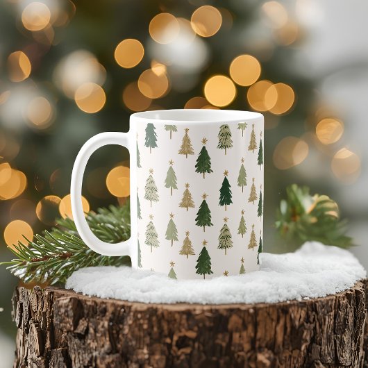 Tasse de Noël minimaliste moderne