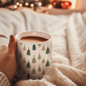 Tasse de Noël minimaliste moderne