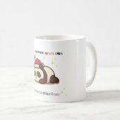 Tasse de Noël Panda Grincheux (Devant droit)