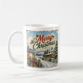 tasse de noël paysage vintage (Gauche)