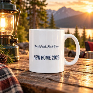 Tasse de Noël Peinture Fraîche Neige Fraîche Nouve