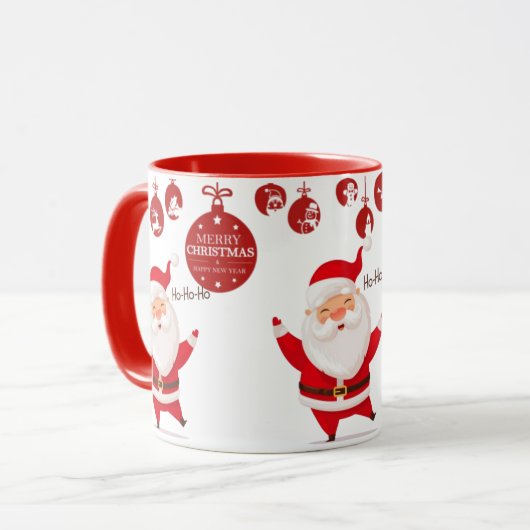 Tasse de Noël père Noël (Devant gauche)