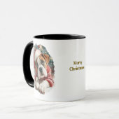 Tasse de Noël pour amateurs de chiens/ Boxer (Devant gauche)