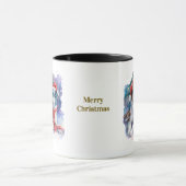 Tasse de Noël pour Amoureux des Chiens (Centre)