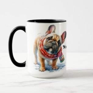 Tasse de Noël pour Bouledogue Français