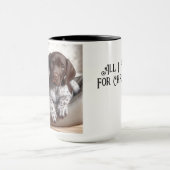 Tasse de Noël pour café avec Pointer Allemand à Po (Centre)