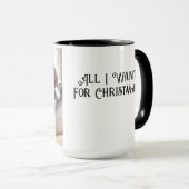 Tasse de Noël pour café avec Pointer Allemand à Po (Devant droit)