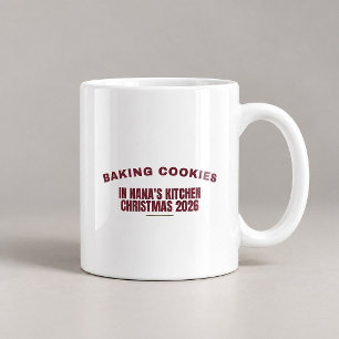 Tasse de Noël pour cuisiner des biscuits dans la c