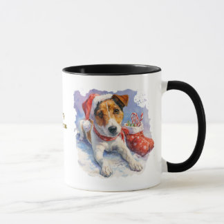 Tasse de Noël pour les amoureux des chiens