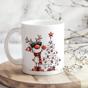 Tasse de Noël Renne Cool – Oh Cerf !