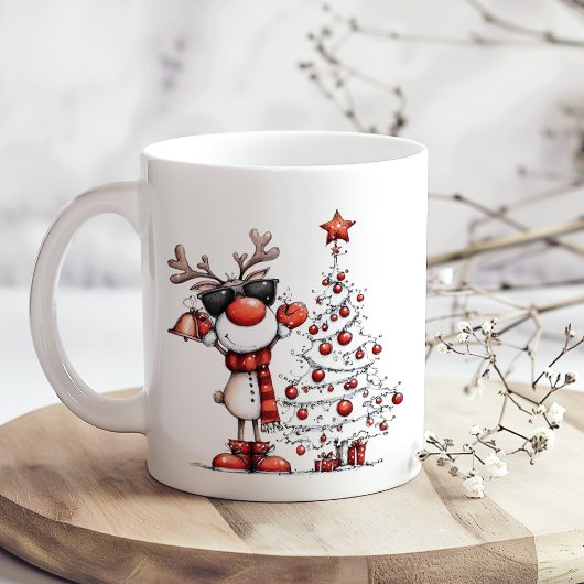 Tasse de Noël Renne Cool – Oh Cerf !