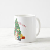 Tasse de Noël Scottish Terrier (Devant droit)