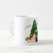 Tasse de Noël Scottish Terrier (Devant gauche)