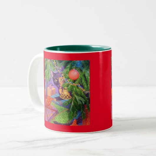 Tasse de Noël "Souris" (Devant gauche)