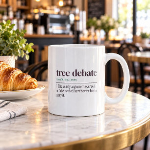 Tasse de Noël Tree Debate Real Or Fake Every Year