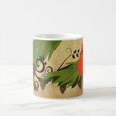 Tasse de Noël Vacances Oiseau Cardinal Rouge (Centre)
