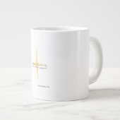 Tasse de Noël Verset Matthieu 2:10 (Devant droit)