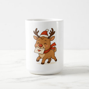 Tasse de Noël Wonky Zoo - Renne Mignon