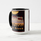 Tasse de noir de pavillon de plage de Bondi (Devant gauche)