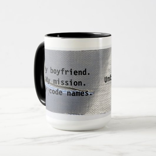 Tasse de nom de code de fracture (Devant gauche)