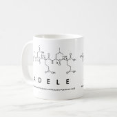 Tasse de nom de peptide d'Adele (Devant gauche)