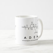 Tasse de nom de peptide d'Adem (Devant droit)