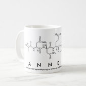 Tasse de nom de peptide d'Annette (Devant gauche)